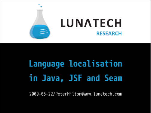 Language localisation in Java