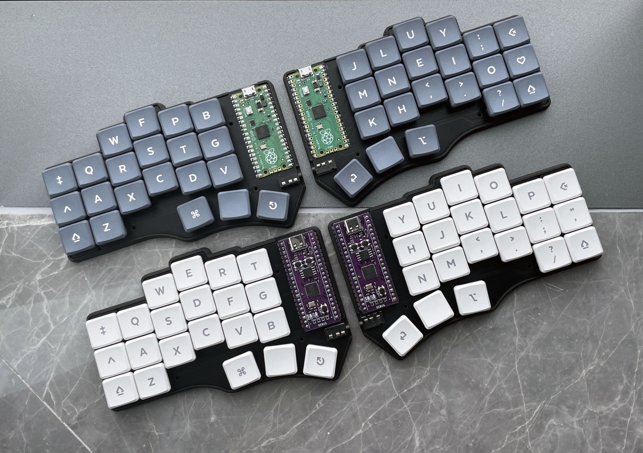 Example of a split keyboard