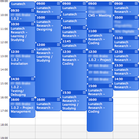 iCalendar feed example