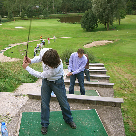 Golf clinic - the driving range
