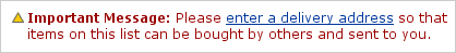amazon.com data validation warning