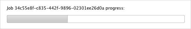 Progress bar example